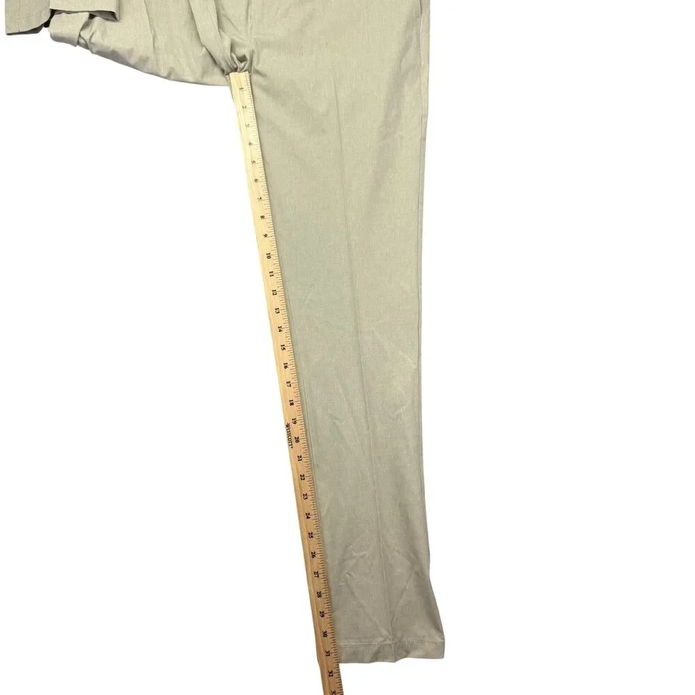 Linksoul Pants Men’s 32R Beige Chino Performance Preppy Casual Outdoor Golf Flex